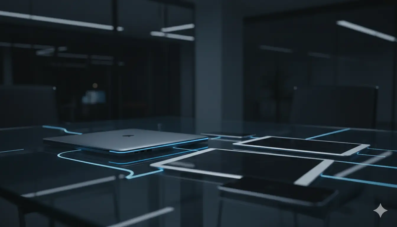 Flujo de integración de APIs conectando diferentes servicios empresariales